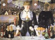 Edouard Manet a bar at the folies bergere oil painting reproduction